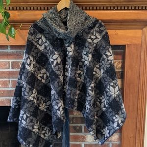 Anthropologie Sleeveless Poncho, One size, NWT